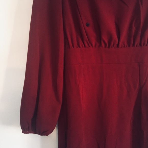 NWT Burgundy Dress .  Medium - Picture 4 of 8